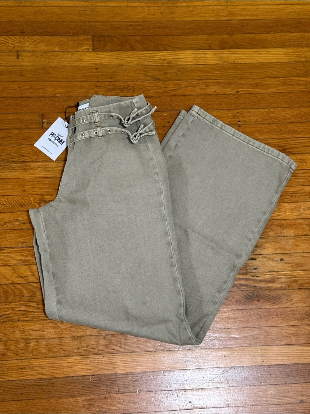 Princess Polly Paltrow Mid Rise Wide Leg Cargo Jeans